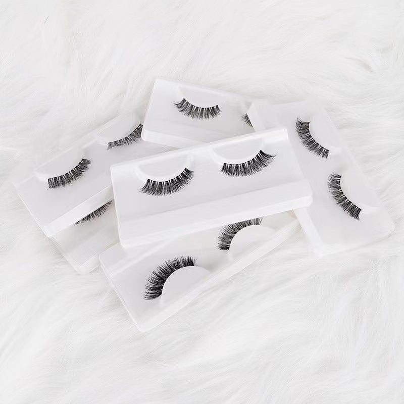 Package Mink Eyelashes Natural Long Thick False Lashes