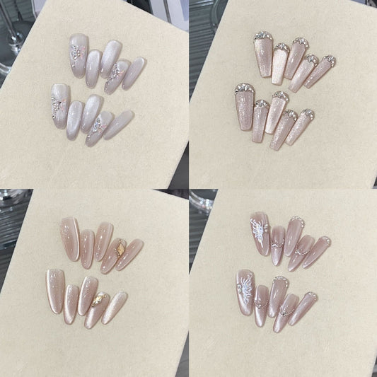 Series Popular Boutique Crystal Chasing Light Nail Art