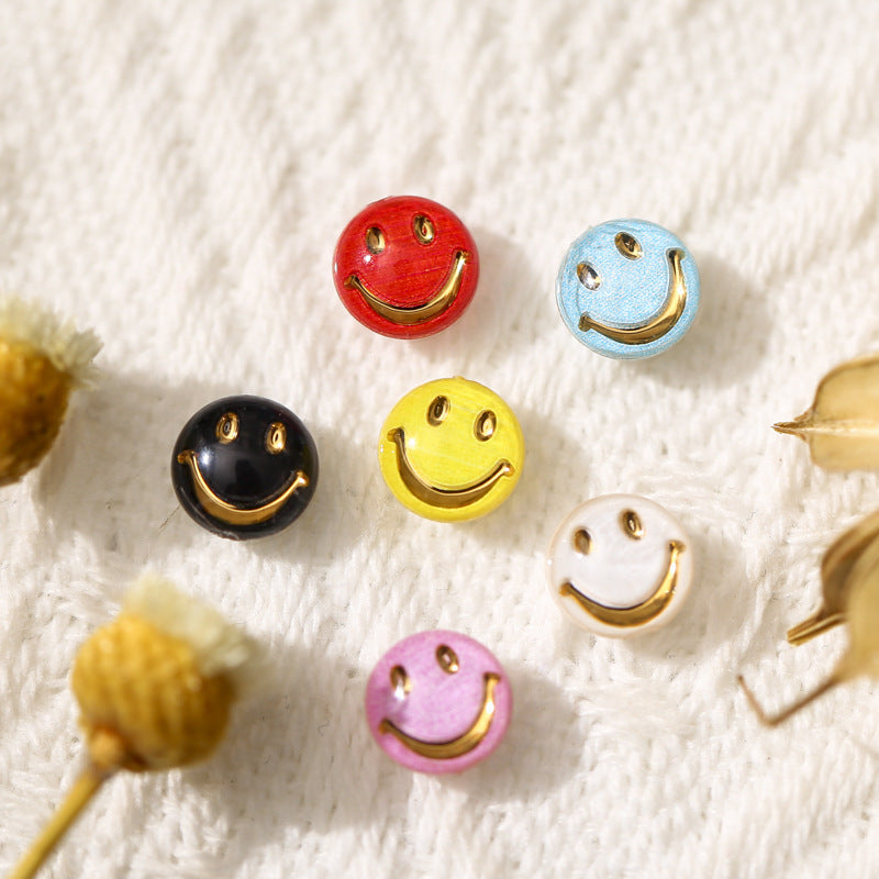 Expression Bag Cute Smiley Sunflower Three-dimensional Cartoon Nail Care Nail Art