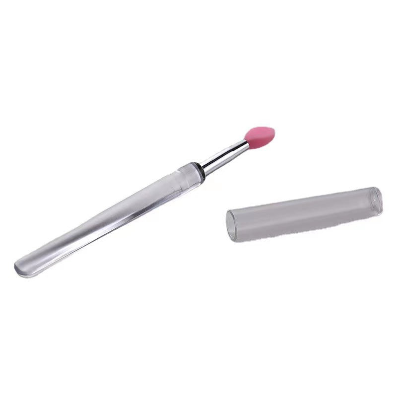 Pinceau avec couvercle pour laque, baume portable, mélange de pinceaux de maquillage, accessoires