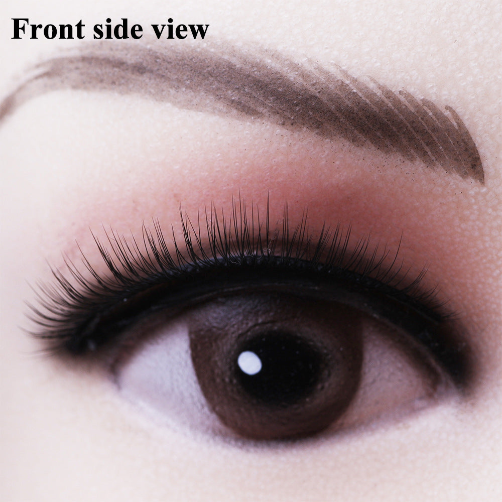 Artificial Plain Natural Five Double Pairs False Lashes