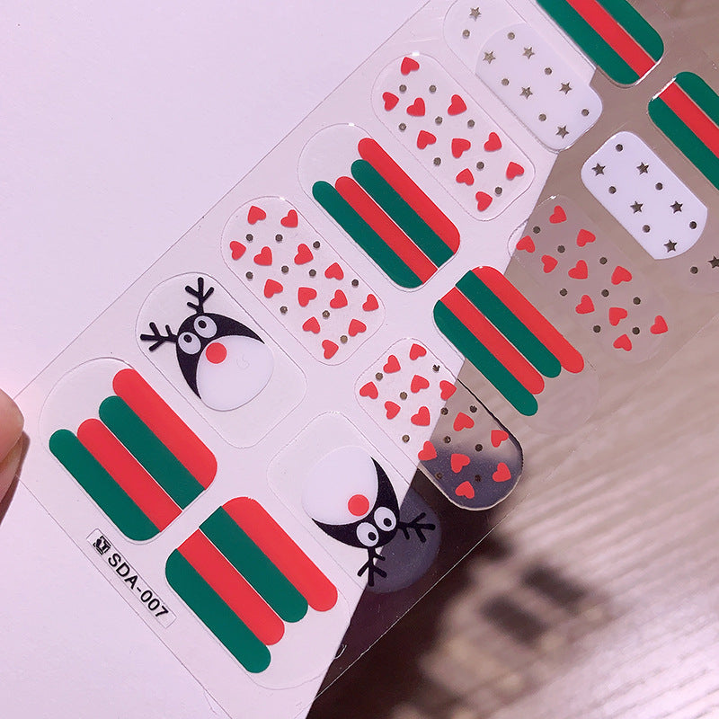 Style Beauty Full Small Cute Tree Nail Stickers