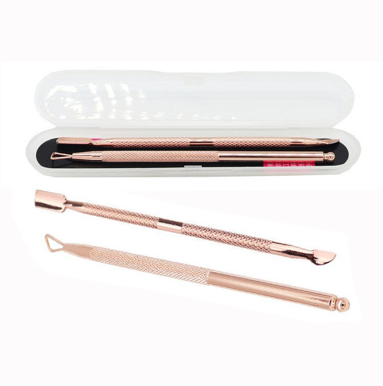 Manicure Steel Push Double-headed Fake Taking Plane Nail Tool Set