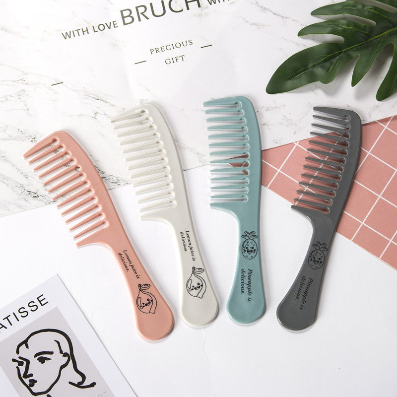 Brosses et peignes à cheveux portables en plastique de la série Nordic