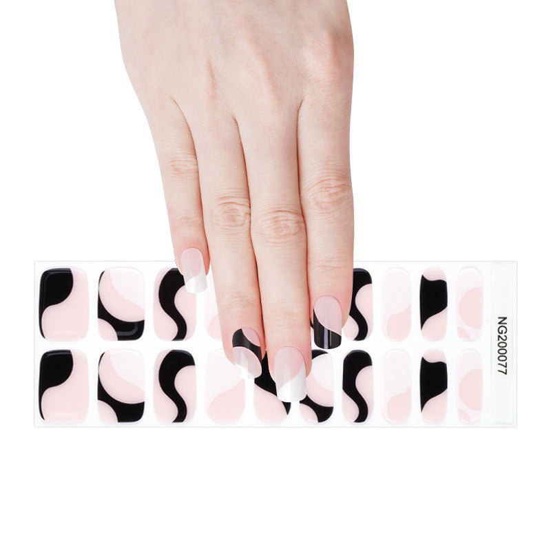 Glamorous Versatile Light Gel Uv Paper Nail Stickers