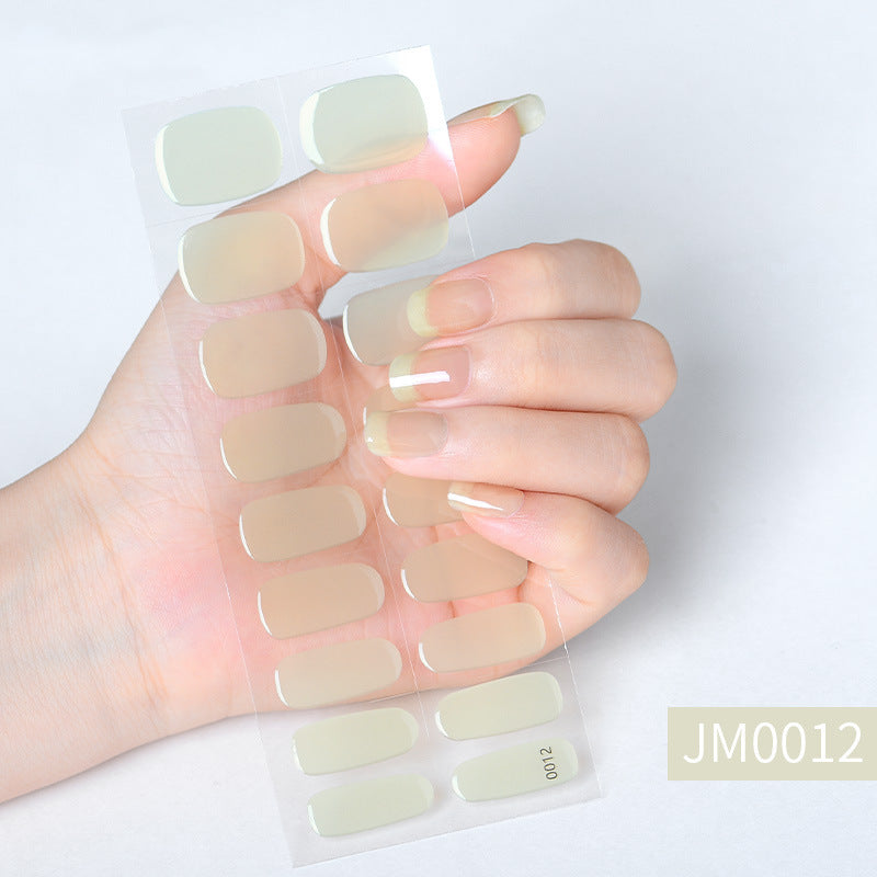 Ice Gel Waterproof Durable Uv Beauty Nail Stickers