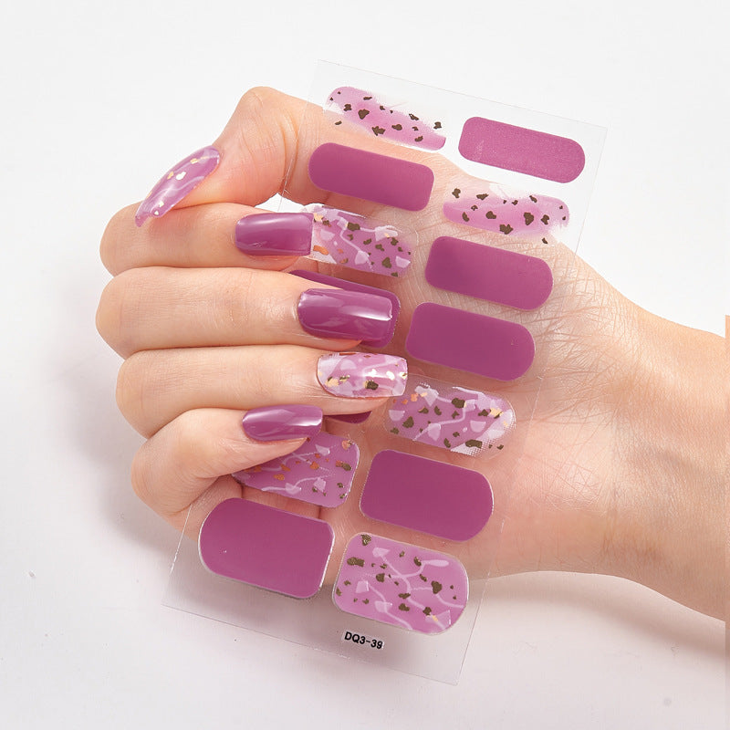 Source Technology Laser Gilding Full Priority Nail Stickers