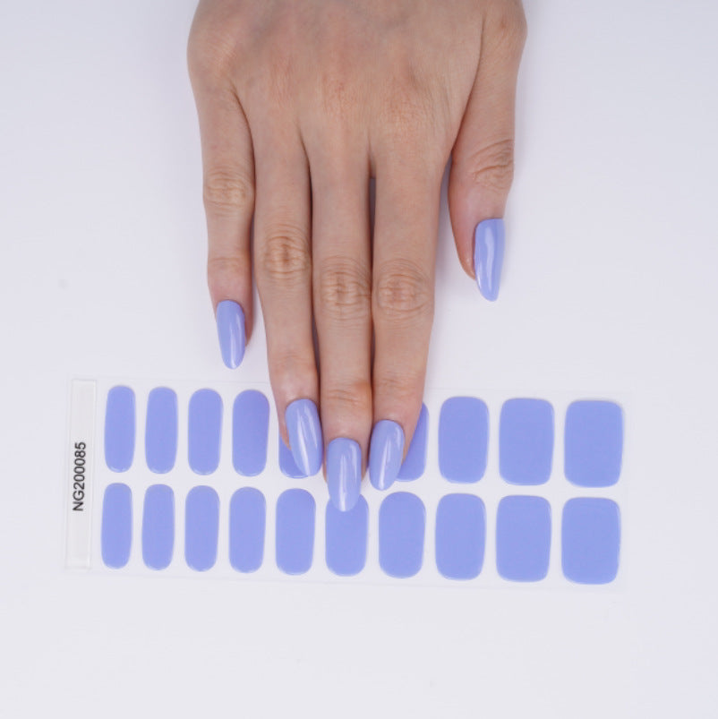 Gel Finger Therapy Light Uv Half Nail Stickers