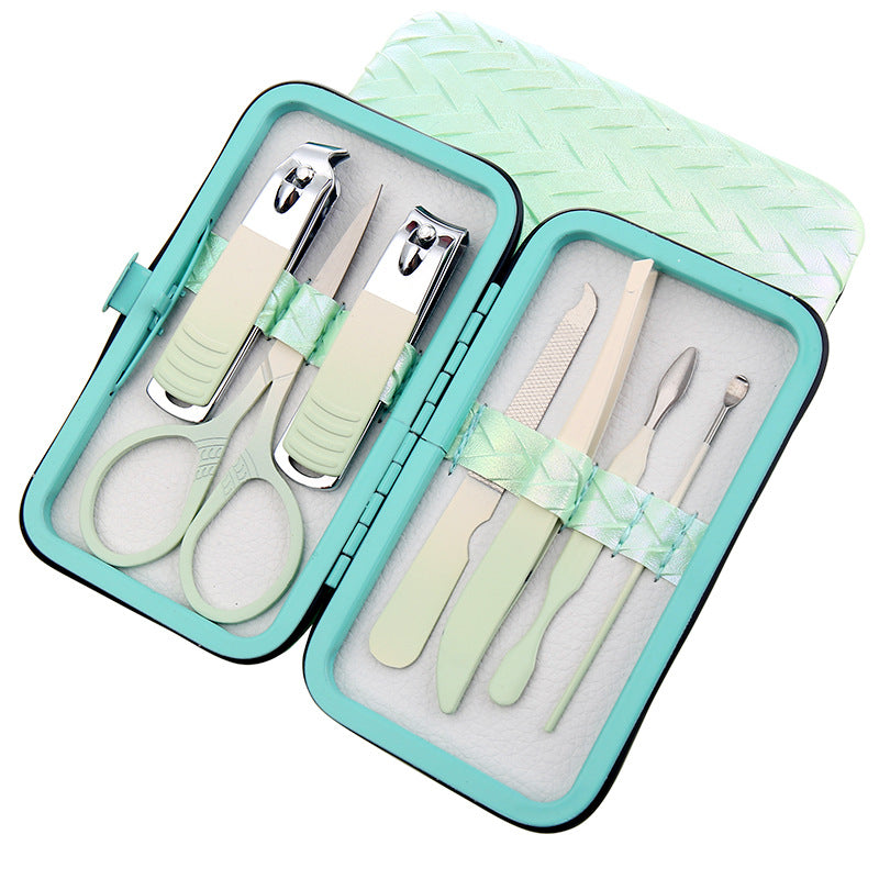 Ensemble complet d'outils de manucure professionnels pour ongles avec coupe-ongles en or rose