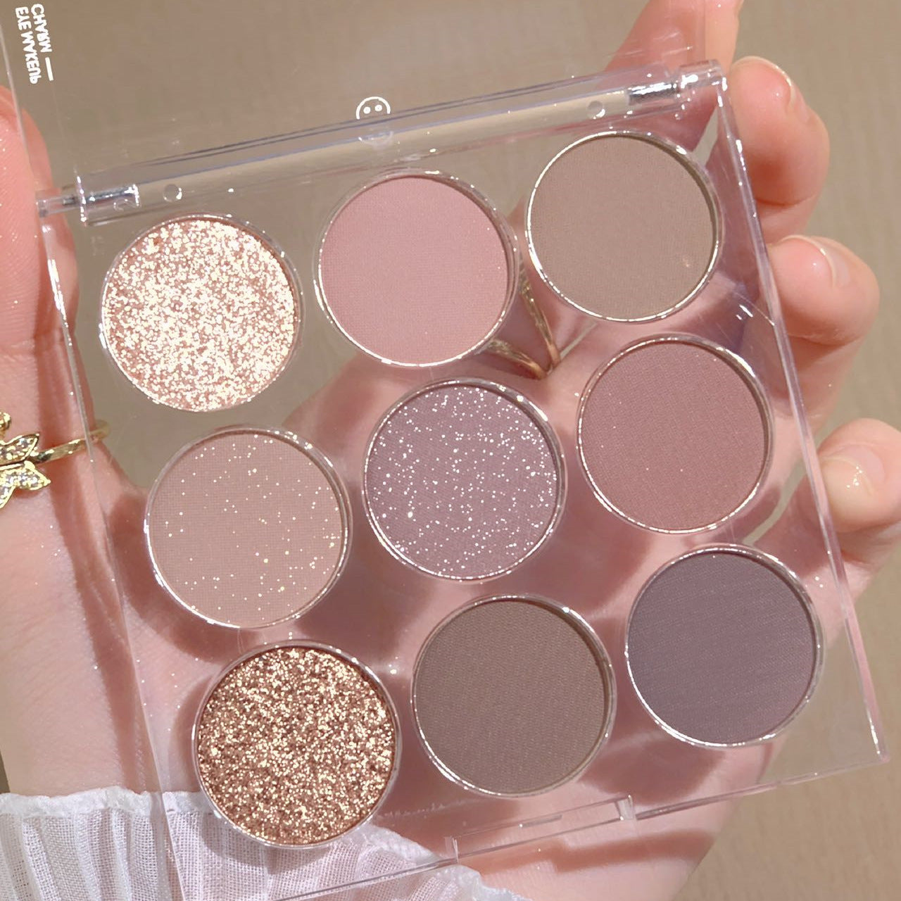 Shadow Plate Milk Tea Earth Color Shimmer Eyeshadow