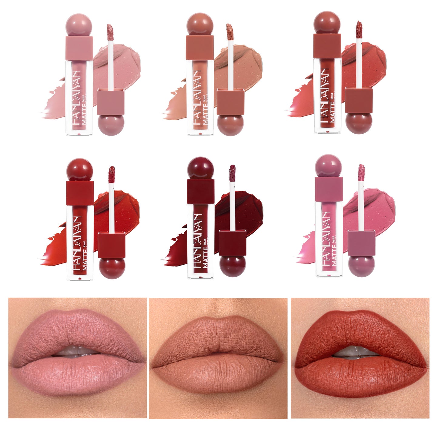 Square Tube Lacquer Waterproof No Stain Lip Glosses