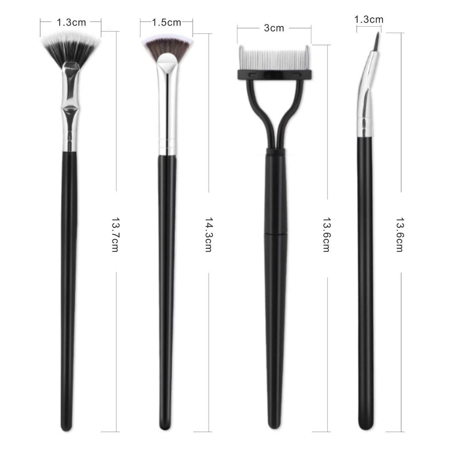 Suit Steel Tooth Brow Groomer Mascara Brush Uniform Makeup Brushes Accessories