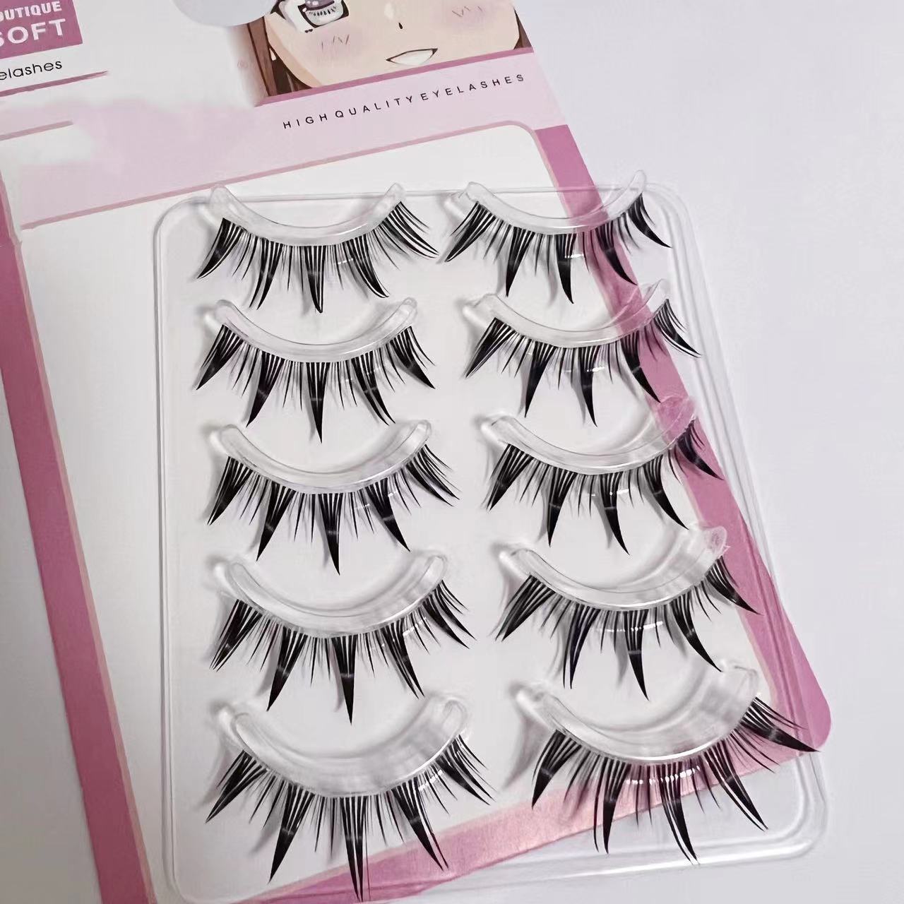 Eyelashes Natural Cartoon Simulation Thick Whole One Piece Devil False Lashes