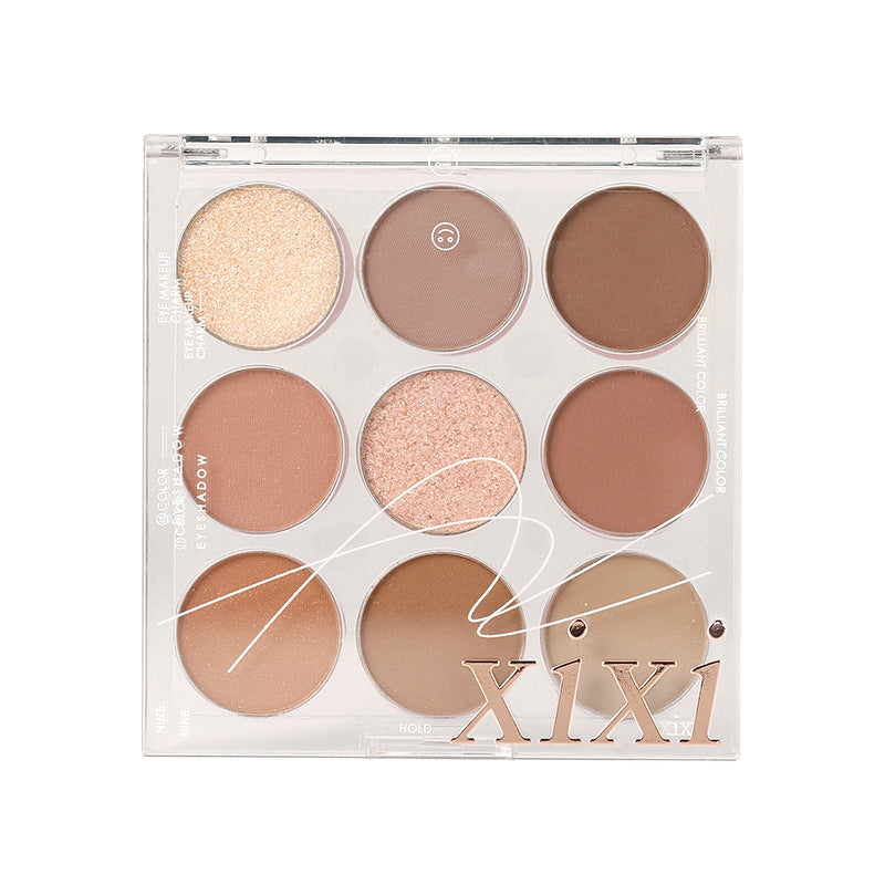 Shadow Plate Milk Tea Earth Color Shimmer Eyeshadow