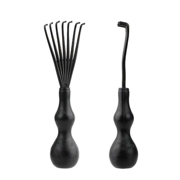 Brosse à poils nettoyante pour brosses à air et peignes