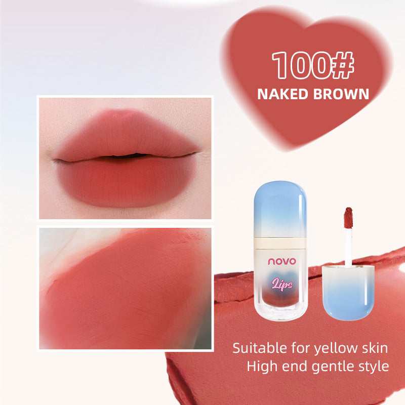 Mist Cotton Mud Matte Low Saturation Milk Lip Glosses