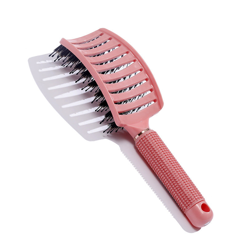 Brosses et peignes pour cheveux bouclés, creux et courbés, pour coiffure moelleuse