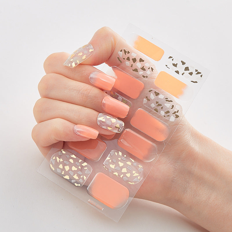 Source Technology Laser Gilding Full Priority Nail Stickers