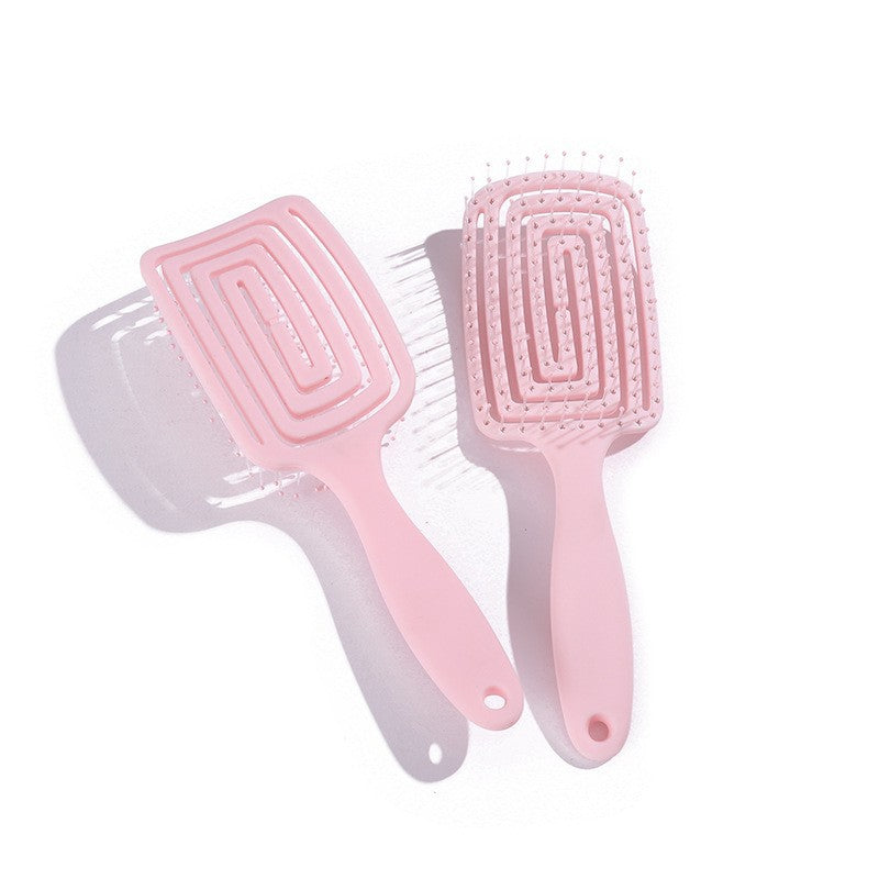 Macaron Color Series Temperament Long Styling Hair Brushes & Combs