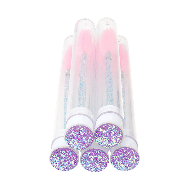 With Diamond Mascara Brush Disposable Crystal Makeup Brushes Accessories