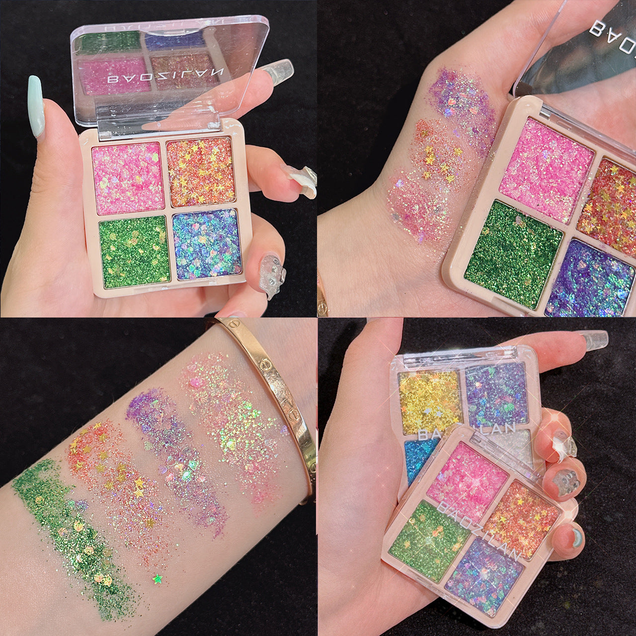 Fard à paupières Glitter Day Gel Stage Shiny Shadow pour enfants