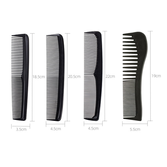 Brosses et peignes à cheveux en plastique noir officiels Soft Flesh