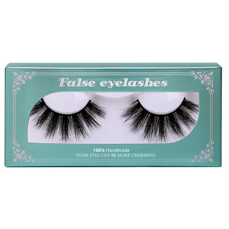 Package Mink Eyelashes Natural Long Thick False Lashes