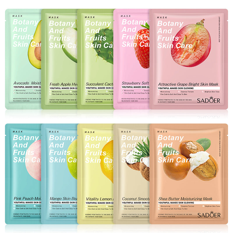 Masque facial anglais Plante Fruit Live Face Care