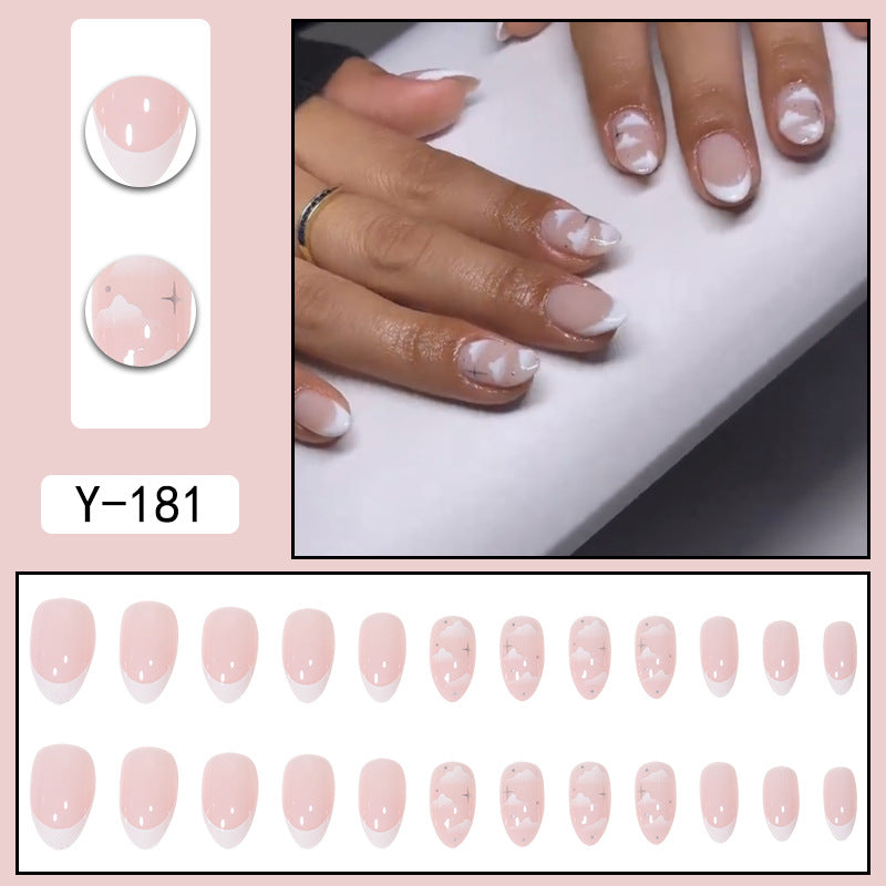 Faux ongles courts Wear Armor Nail Art