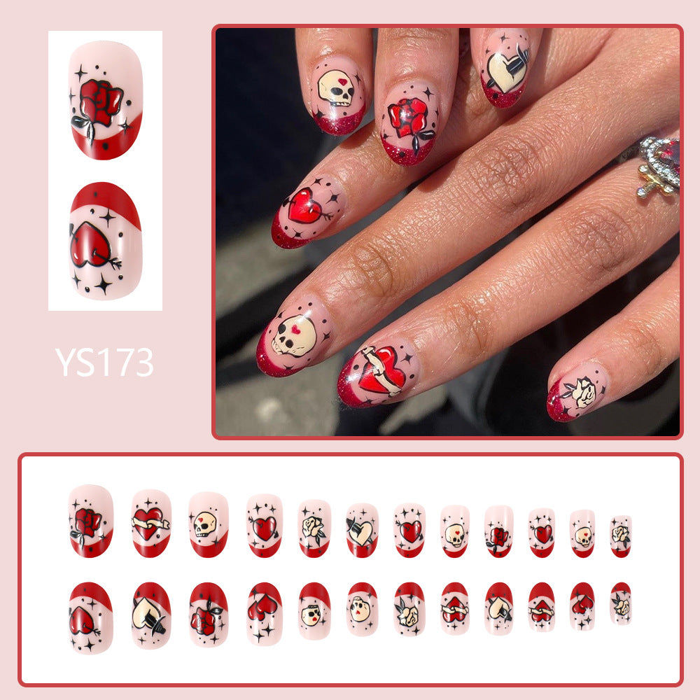 Autocollants pour ongles amusants et brillants pour manucure de festival pour Halloween