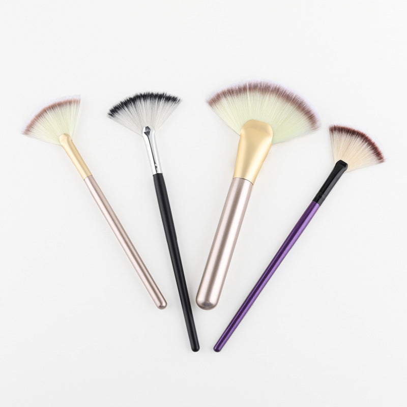 Fan-shaped Highlight Brush Even Soft Cosmetic Makeup Brushes Accessories