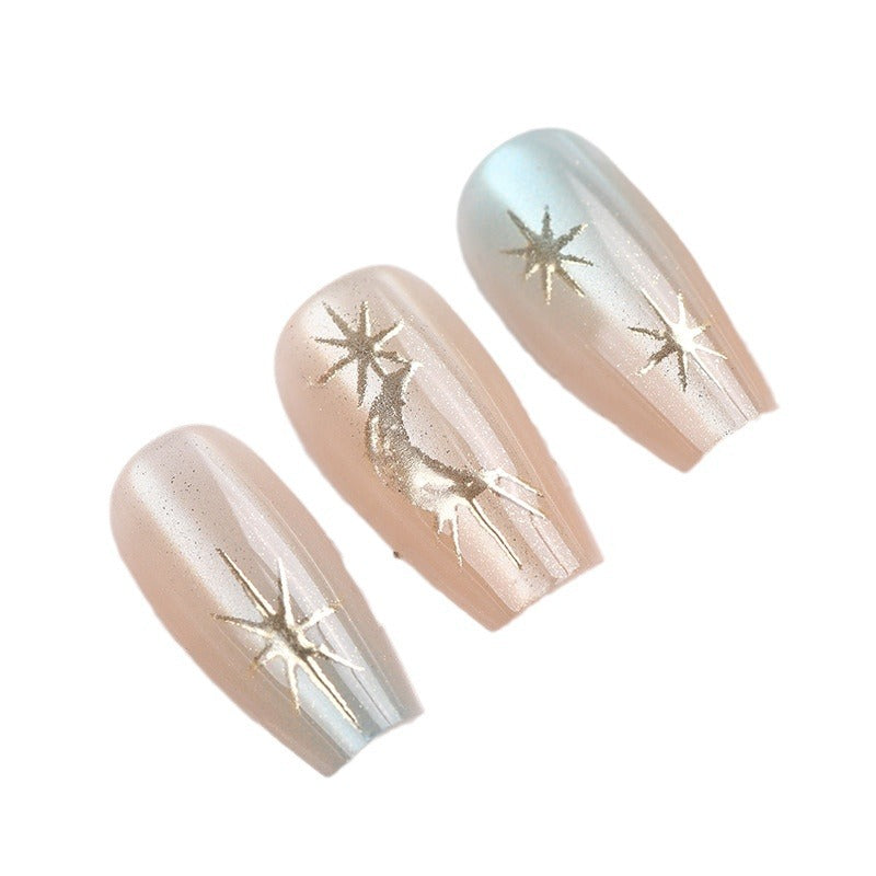 Nail Art de luxe petit format Tarot Star Moon Light