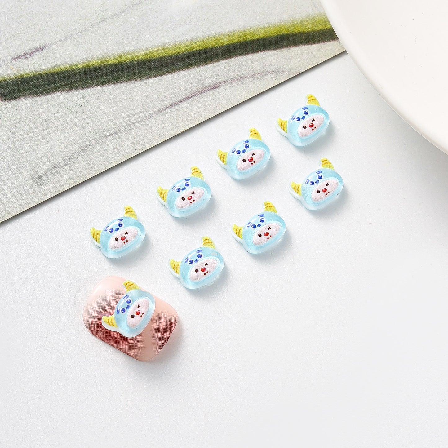 Cartoon Ornament Cute Stereo Stitch Anime Nail Care Nail Art