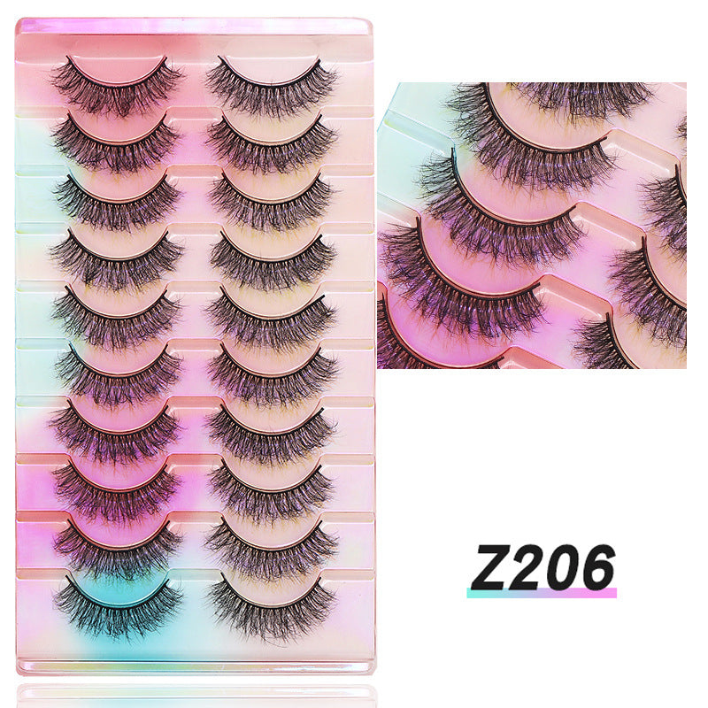 Eyelashes Stable Fried Eyelash Curling Pairs False Lashes