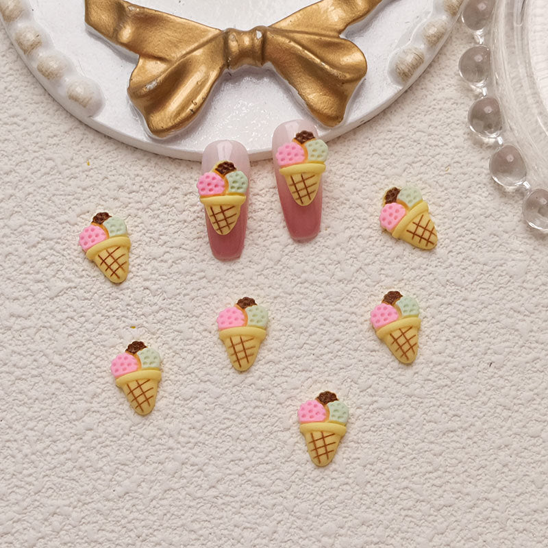 Simulation Candy Toy Ice Cream Donut Nail Care Nail Art