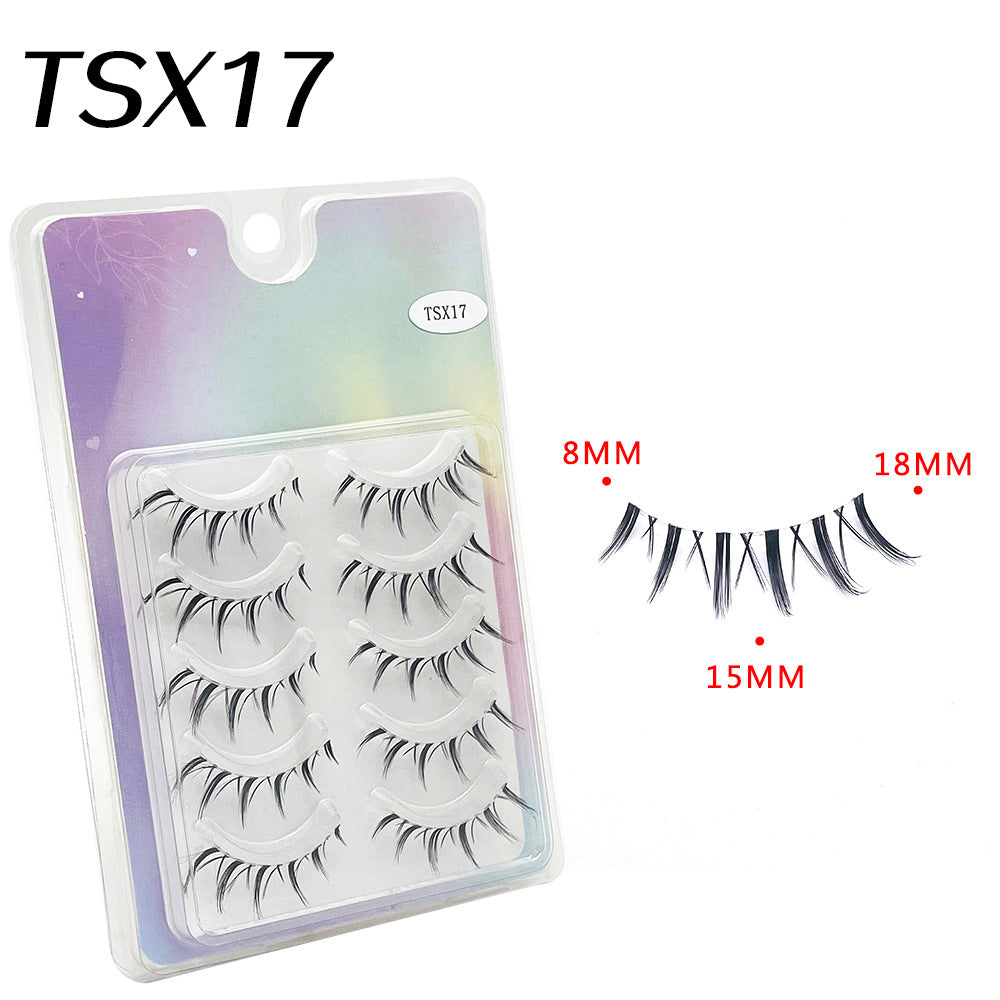 Thai Sheer Root Eyelashes Messy Simulation False Lashes