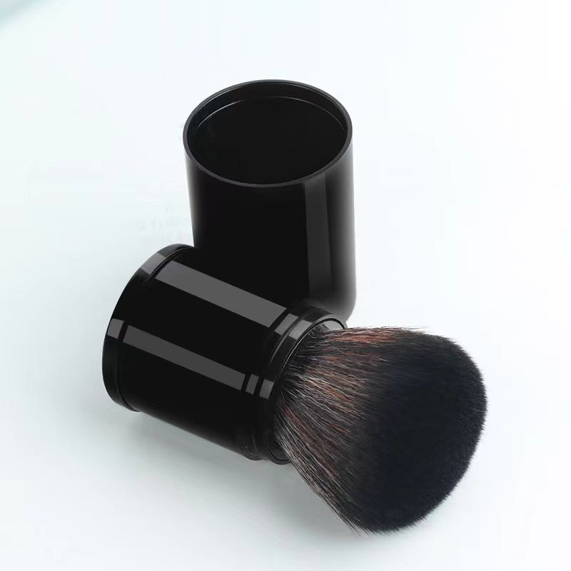 Small Black Retractable Brush Powder Beauty Makeup Accessories