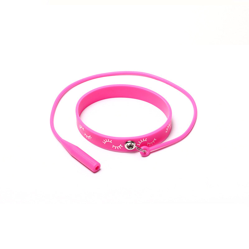 Pince à cils Bracelet en silicone Dragonne Accessoires de maquillage