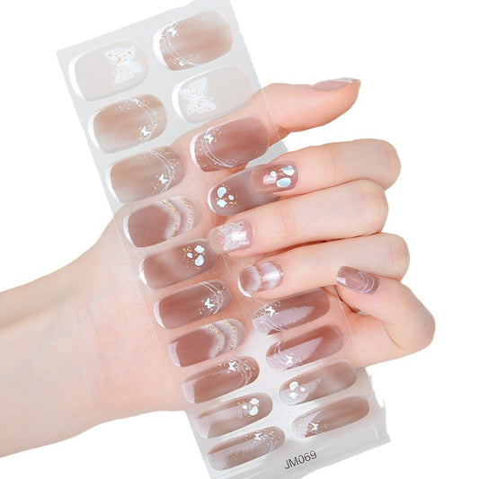 Paper Patch Removable Wear Waterproof Durable Nail Stickers