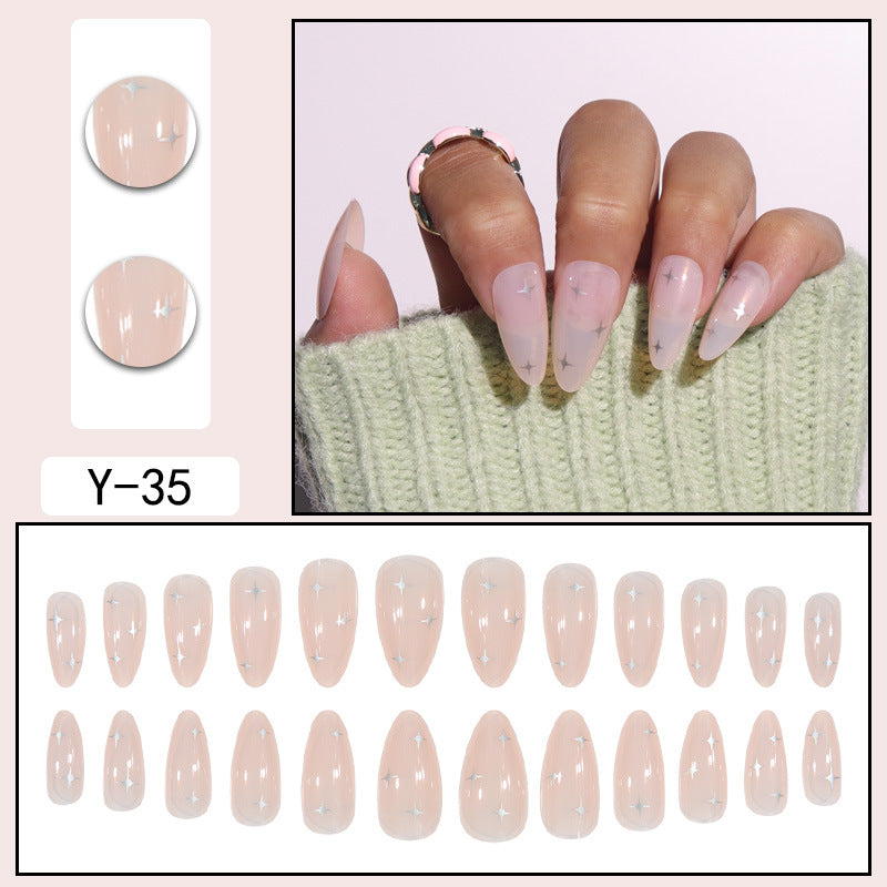 Fake Patch Wear Armor Finished Tip Nail Art