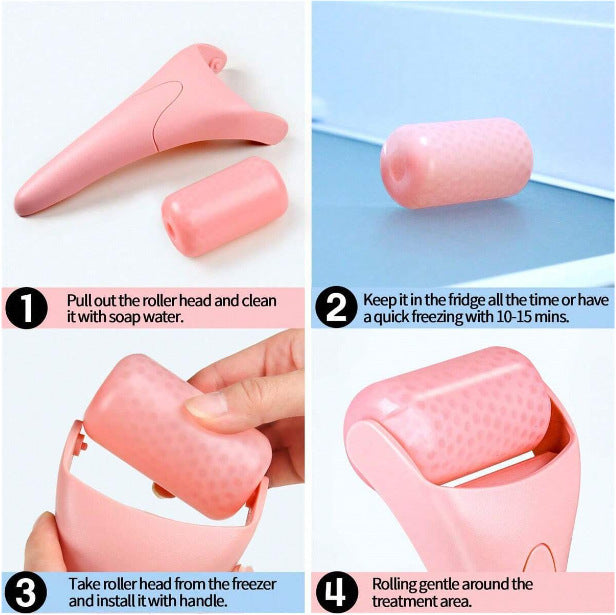 Handle Ice Roller Massage Household Compress Makeup Accessories