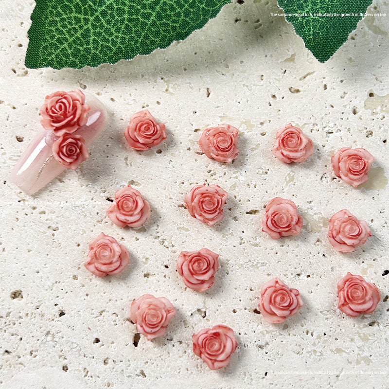 Ornament Material Package Rose Camellia Manicures Nail Care Nail Art