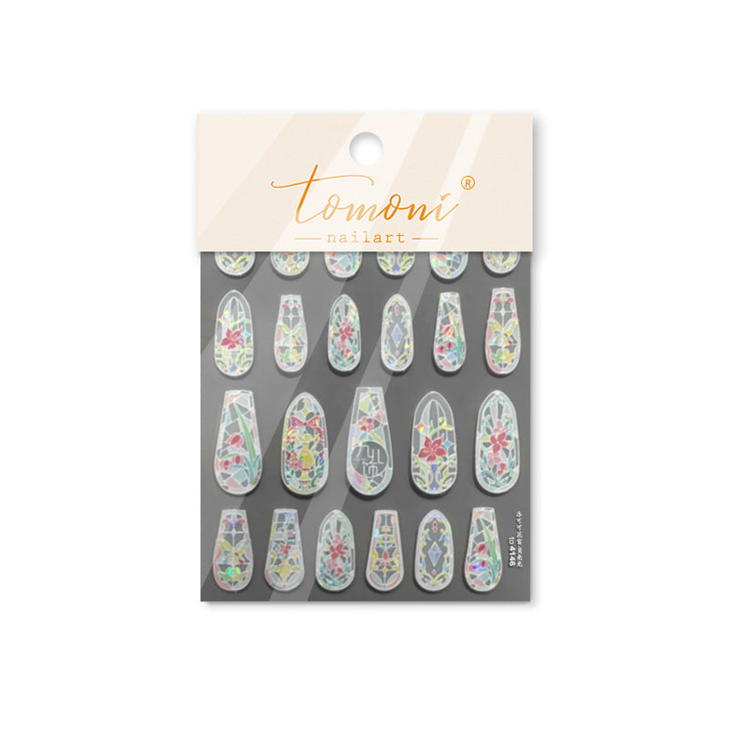 Shell Light Retro Phone Case Rococo Nail Stickers