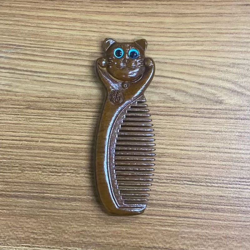 Brosses et peignes à cheveux pour hommes mignons avec des animaux à dents fines de dessin animé