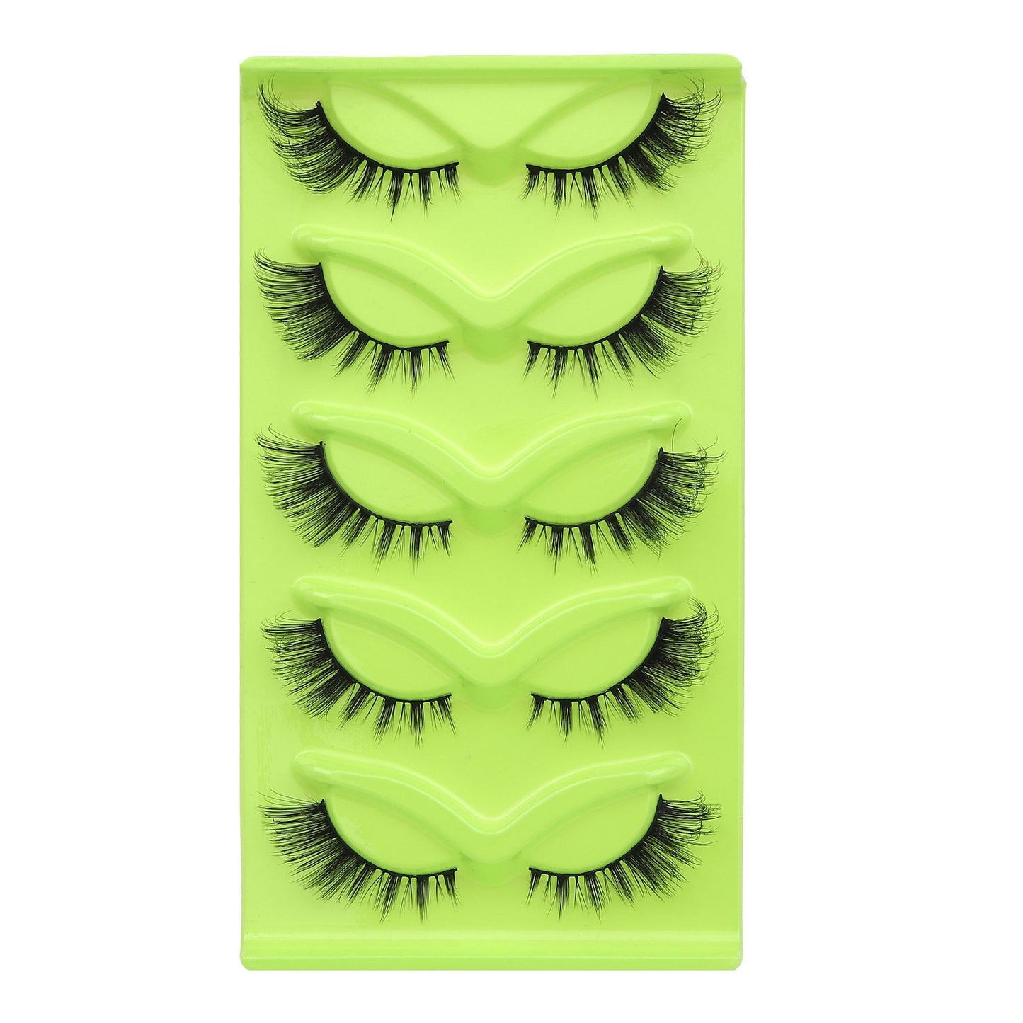 Natural Fox Series Oblique Flying One-piece Eyelashes False Lashes