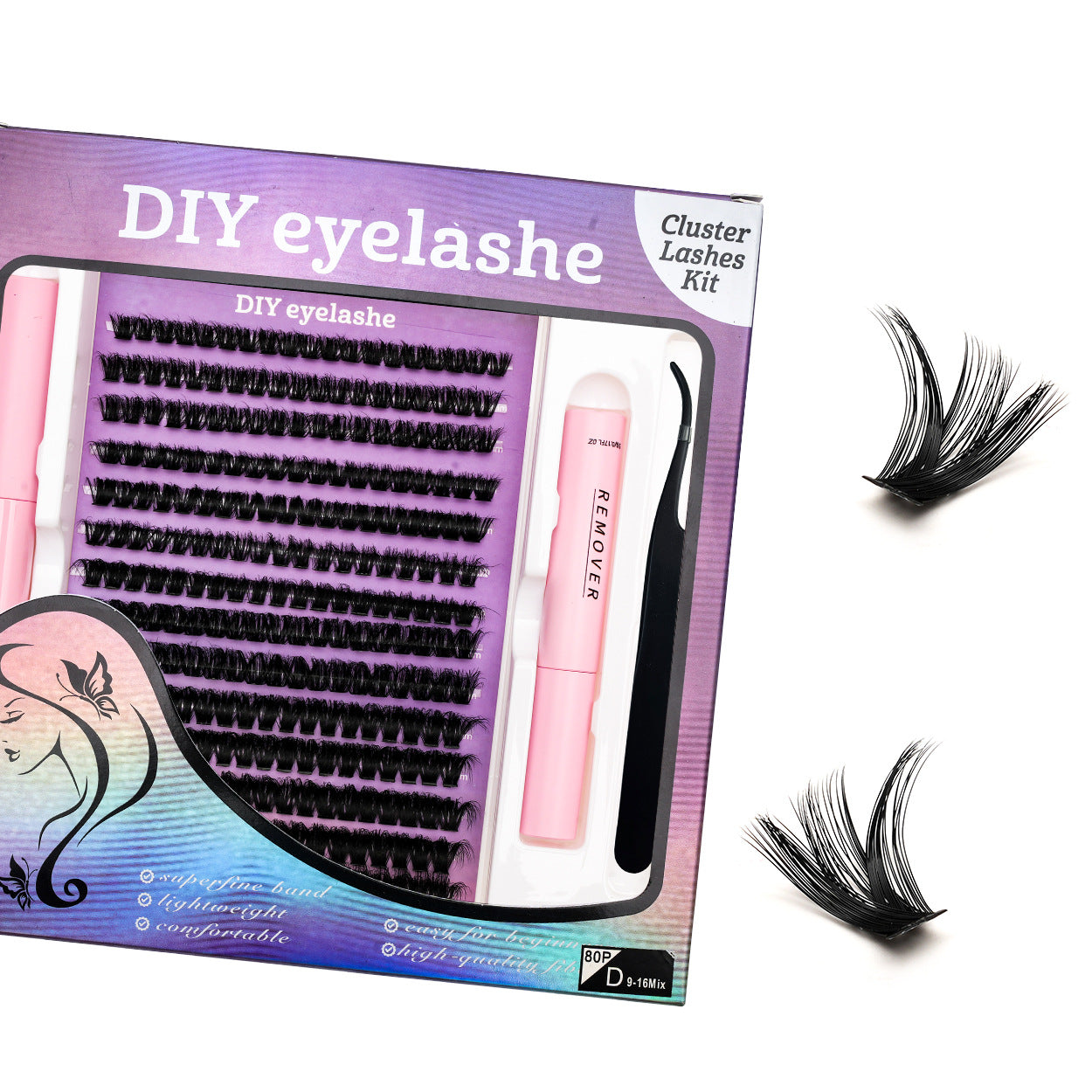 Eyelashes Fly Fluffy Qu Hot Melt False Lashes