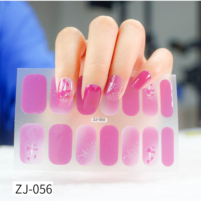 Gel Fresh Waterproof Durable Patch Removable Nail Stickers