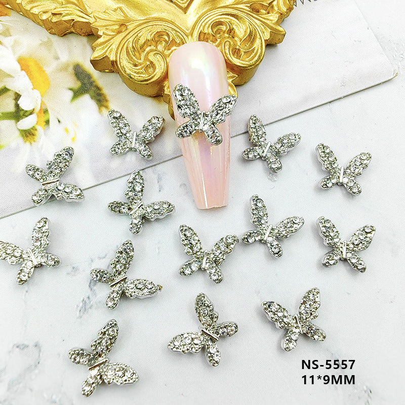 Super Flash Diamond Decorations Bow Gentle Nail Care Nail Art