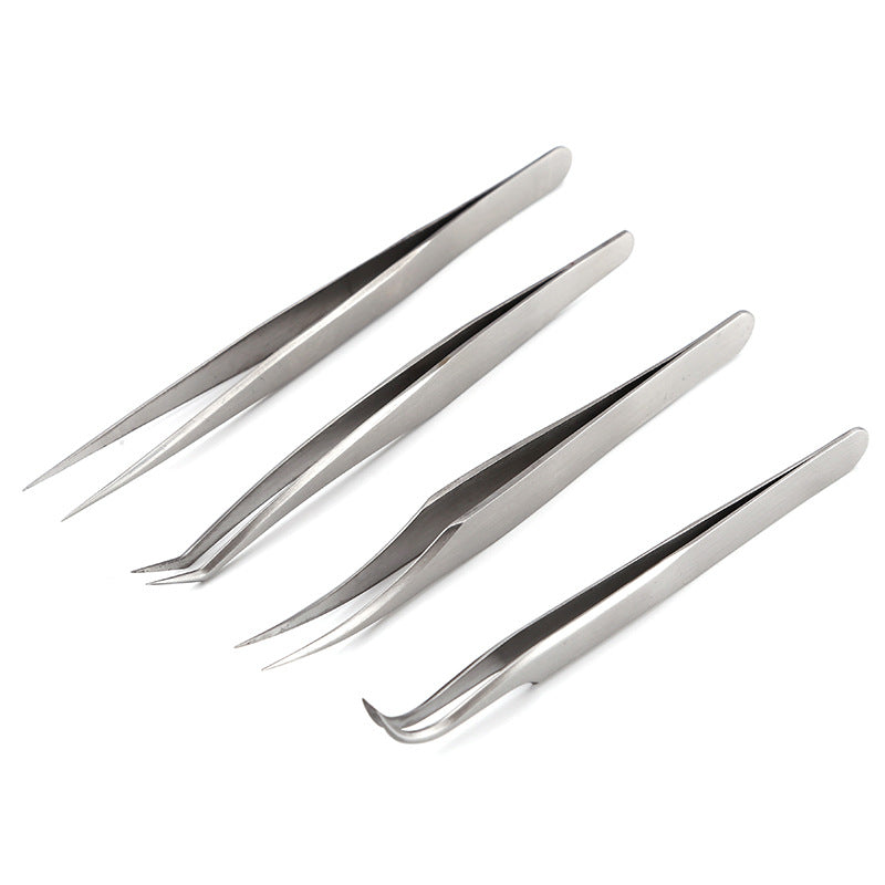 Tweezers Artist Grafting Curler Dolphin Tweezer False Lashes