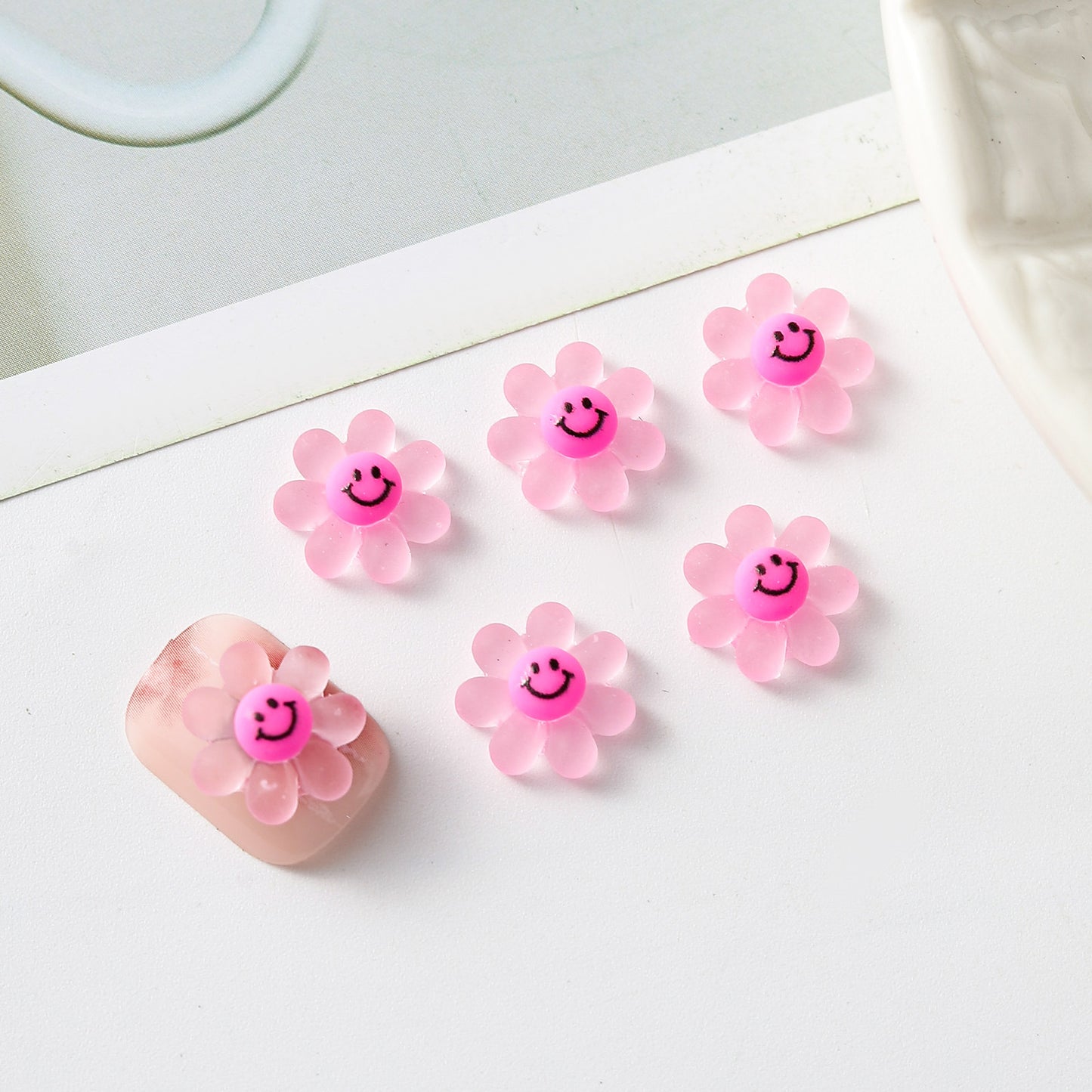 Resin Facial Expression Bag Flower Brooch Phone Nail Care Nail Art